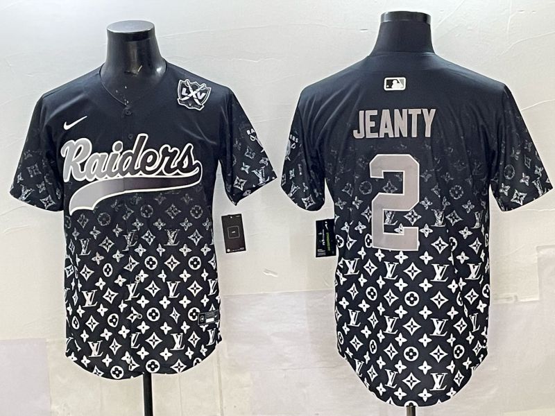 Men 2025 Nike Oakland Raiders #2 Jeanty Black Limited NFL Jersey style 006->oakland raiders->NFL Jersey